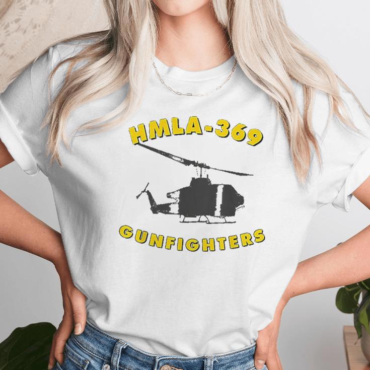 Hmla-369 Gunfighters Helicopter Attack Squadron Unisex T-Shirt Gifts for Her