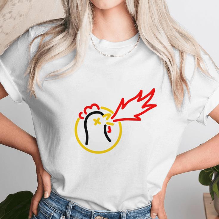 Hot Ones Basic Line Art Unisex T-Shirt Gifts for Her