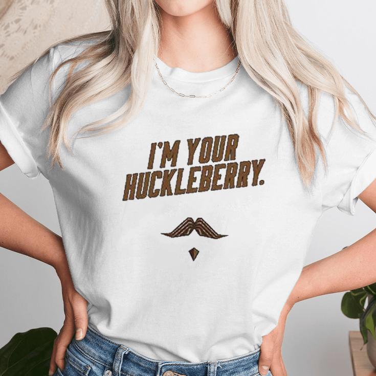 Im Your Huckleberry Western Quote Funny Vintage Unisex T-Shirt Gifts for Her