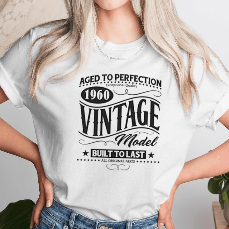 My Icon 1960 Vintage Model Born In Birth Unisex T-Shirt Gifts for Her