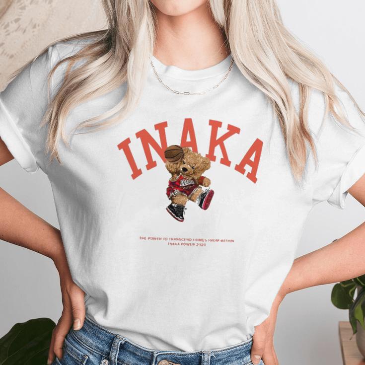 Inaka Basketball Bear Limited Design Unisex T-Shirt Gifts for Her