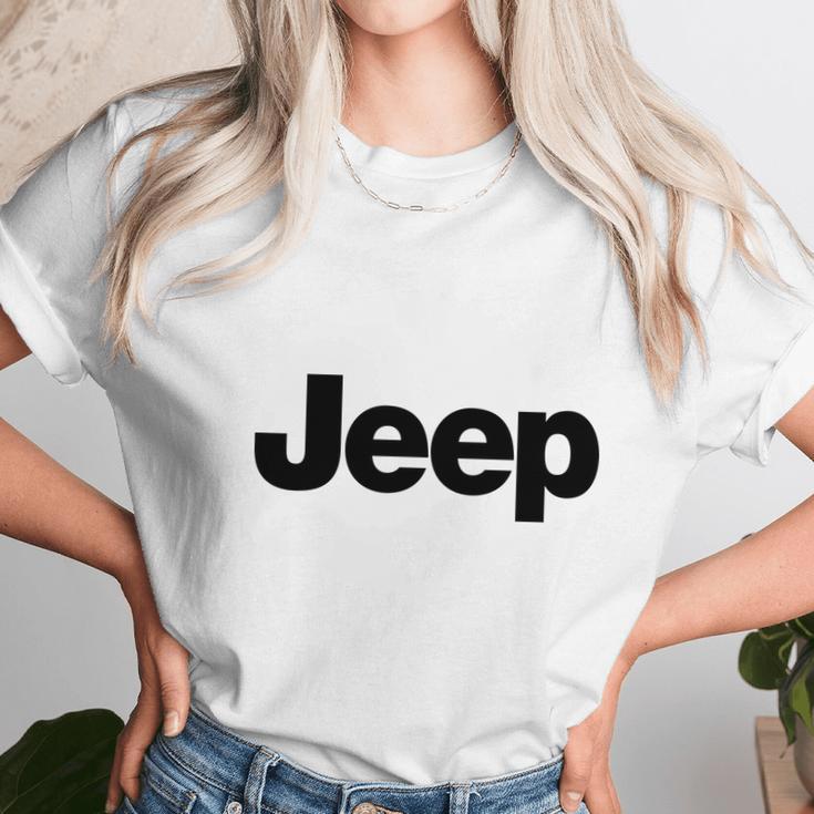 Jeep Classic Word Art Unisex T-Shirt Gifts for Her