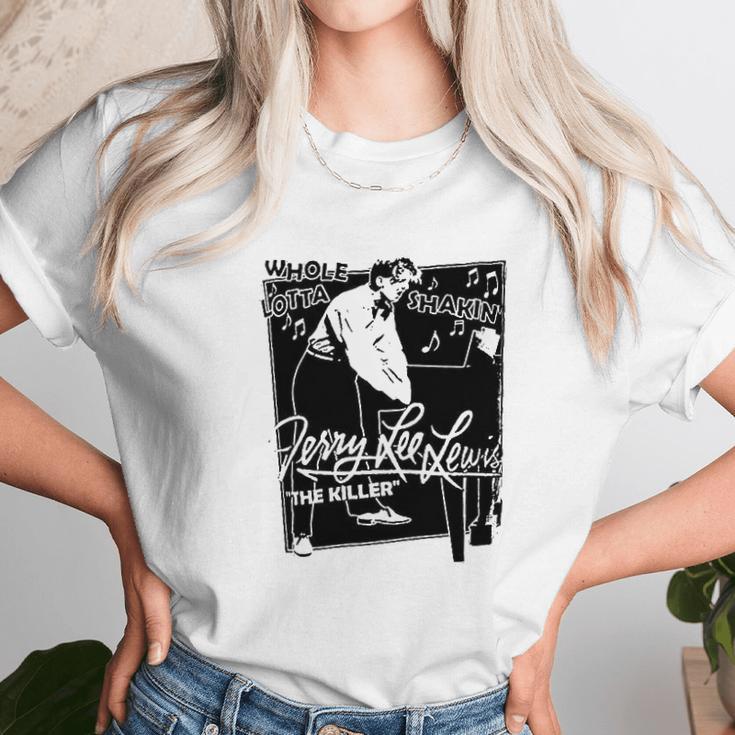 Jerry Lee Lewis Art Unisex T-Shirt Gifts for Her