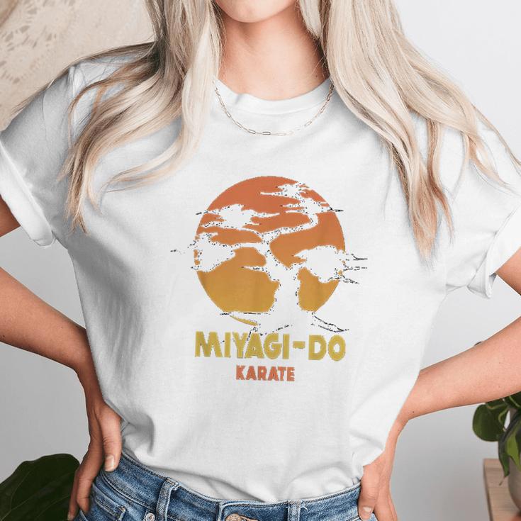 Karate Kid Miyagi Do Banzai Tree Sunset Logo Unisex T-Shirt Gifts for Her