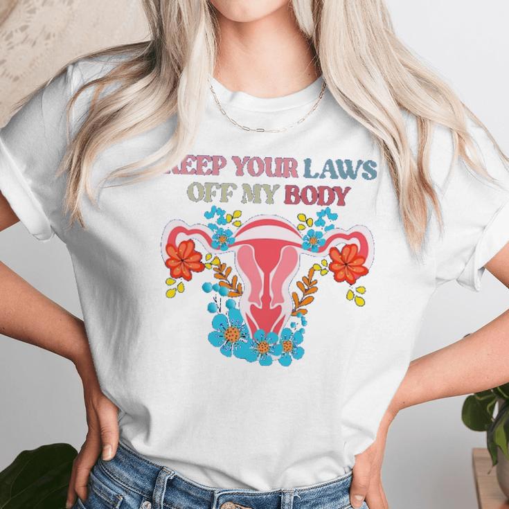 Keep Your Laws Off My Body Protect Roe V Wade 1973 Abortion Is Healthcare Keep Abortion Safe & Legal Abortion Rights Unisex T-Shirt Gifts for Her