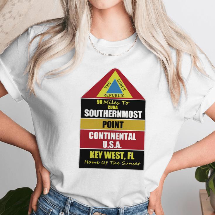 Key West Conch Republic Unisex T-Shirt Gifts for Her