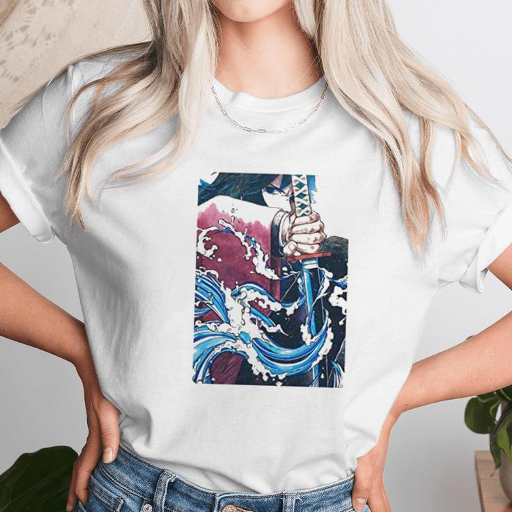 Kimetsu No Yaiba Demon Slayer Graphic Unisex T-Shirt Gifts for Her