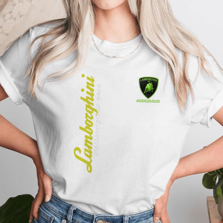 Lamborghini Follow Your Ears Unisex T-Shirt Gifts for Her