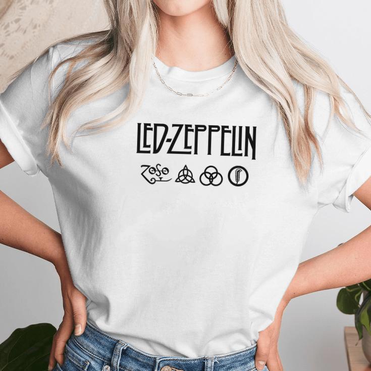 Led Zeppelin Classic Rock Band Legend Unisex T-Shirt Gifts for Her