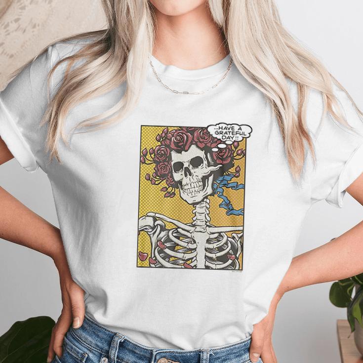 Liquid Blue Dead Pop Art Bertha Have A Grateful Ss Unisex T-Shirt Gifts for Her