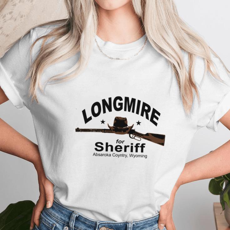 Longmire For Sheriff PoliceShirts Unisex T-Shirt Gifts for Her