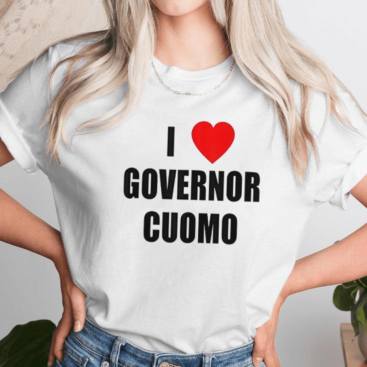 I Love Governor Cuomo Andrew Cuomo Unisex T-Shirt Gifts for Her