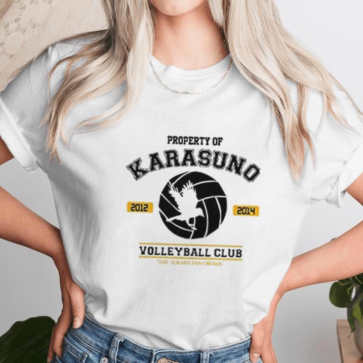 Lovely Haikyuu Karasuno Unisex T-Shirt Gifts for Her