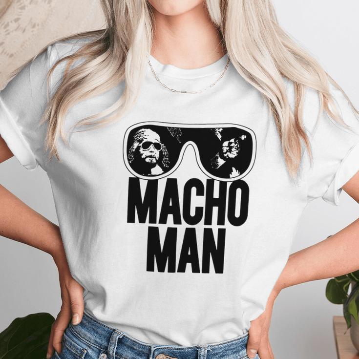 Macho Man Wrestler Ooold School Purple Unisex T-Shirt Gifts for Her