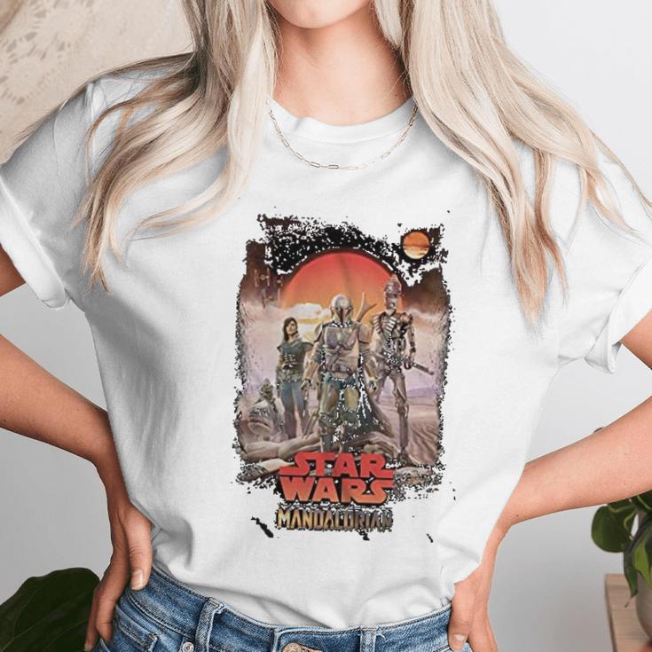 The Mandalorian Art Unisex T-Shirt Gifts for Her