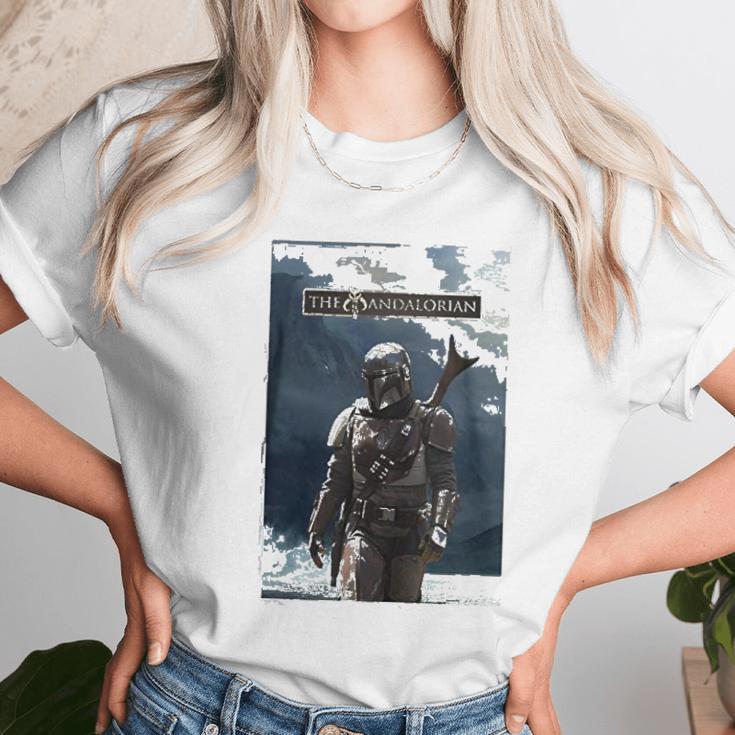 The Mandalorian Character Unisex T-Shirt Gifts for Her