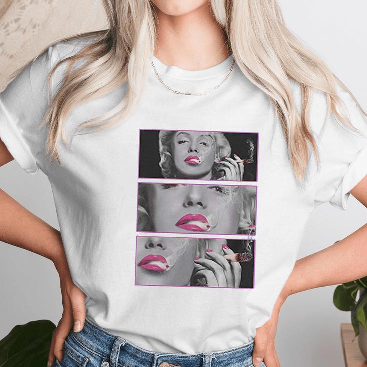 Marilyn With Blunt Mens Unisex T-Shirt Gifts for Her