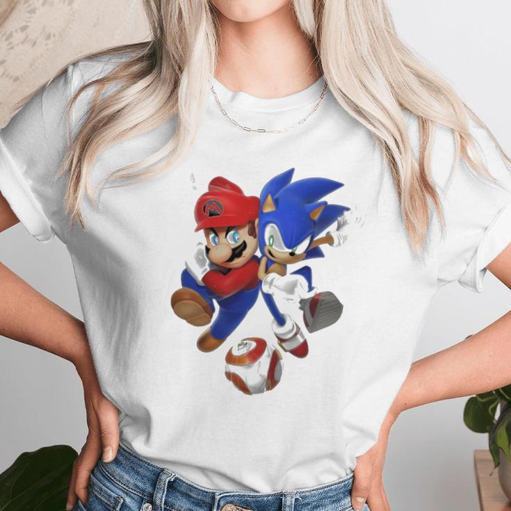 Mario And Sonic Rio Unisex T-Shirt Gifts for Her