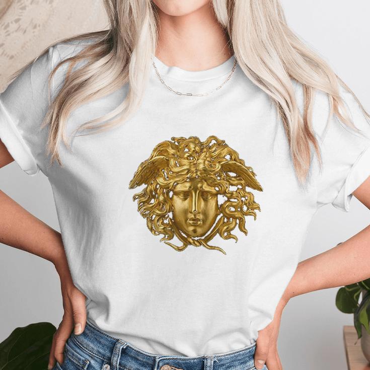 Medusa Head Snake Hair Greek Mythology Monster Unisex T-Shirt Gifts for Her