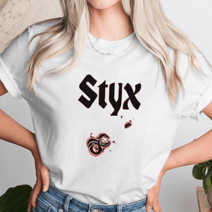 Men Styx Logo Custom Retro Royalblue Unisex T-Shirt Gifts for Her