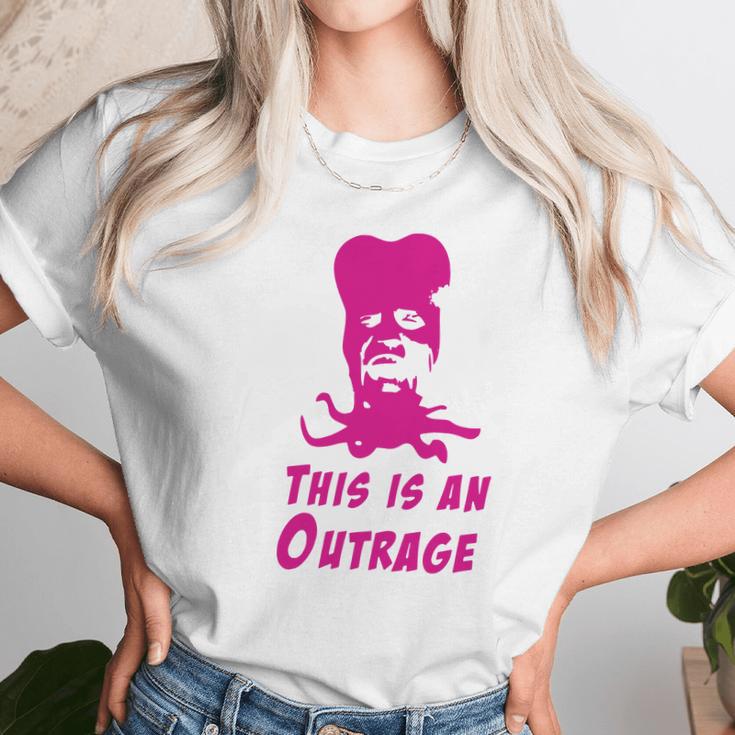 Mighty Boosh - Tony Harrison - This Is An Outrage Unisex T-Shirt Gifts for Her