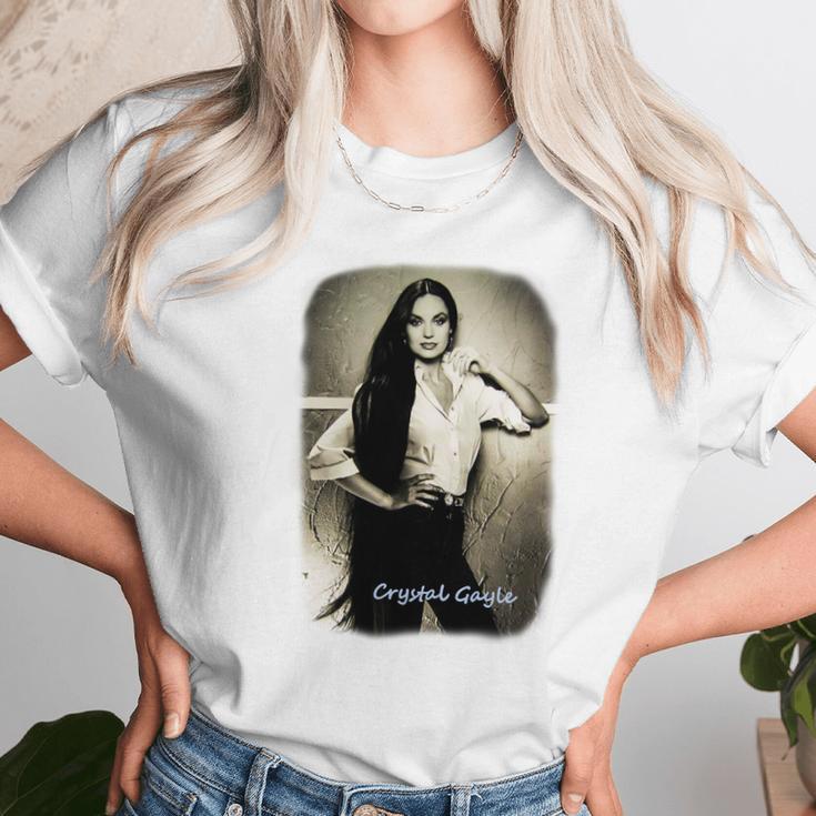 Milarois Crystal Gayle Beautiful Unisex T-Shirt Gifts for Her