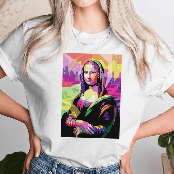 Mona Lisa Pop Art Unisex T-Shirt Gifts for Her