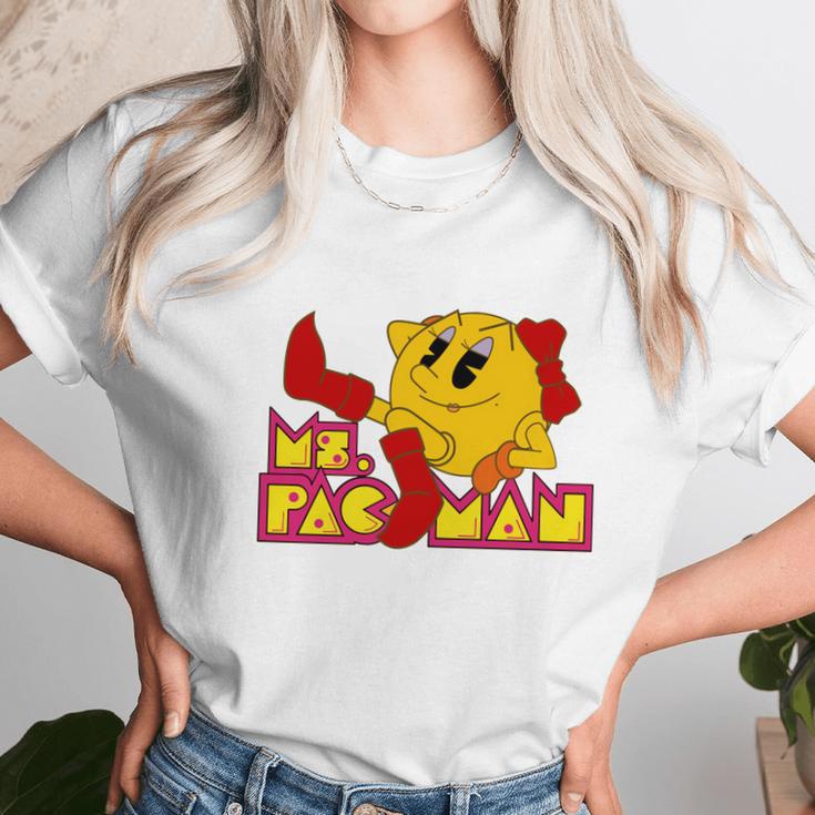 Ms Pac Man Shirt T-Shirt Unisex T-Shirt Gifts for Her