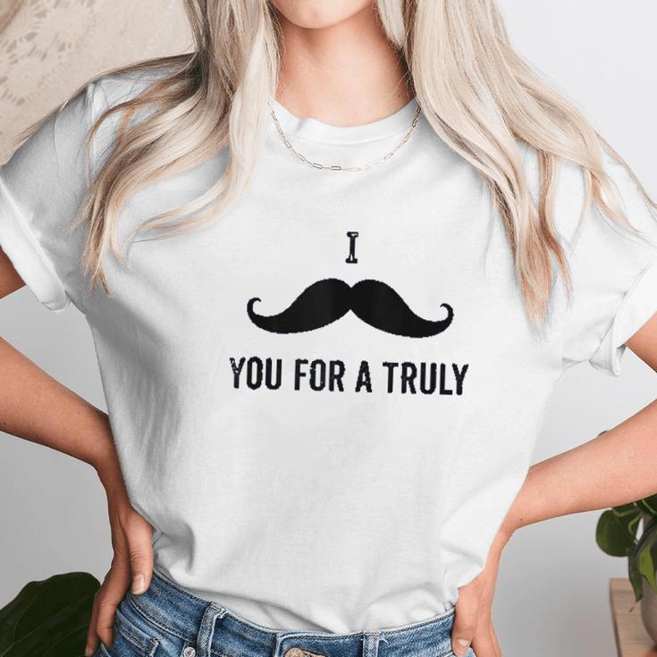 I Mustache You For A Truly Aint No Laws Hard Seltzer Unisex T-Shirt Gifts for Her