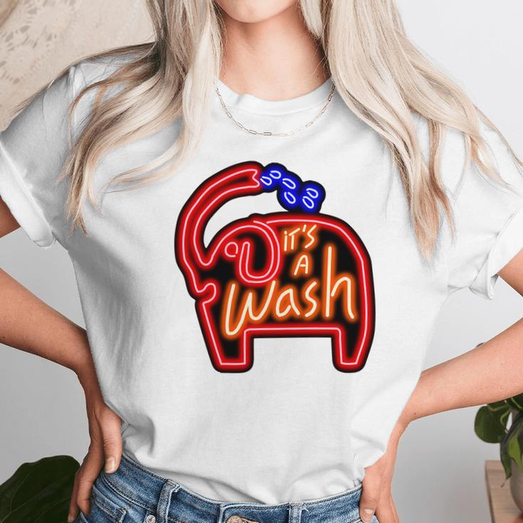 Neon Its A Wash Logo From Steven UniverseShirt S1116 Unisex T-Shirt Gifts for Her