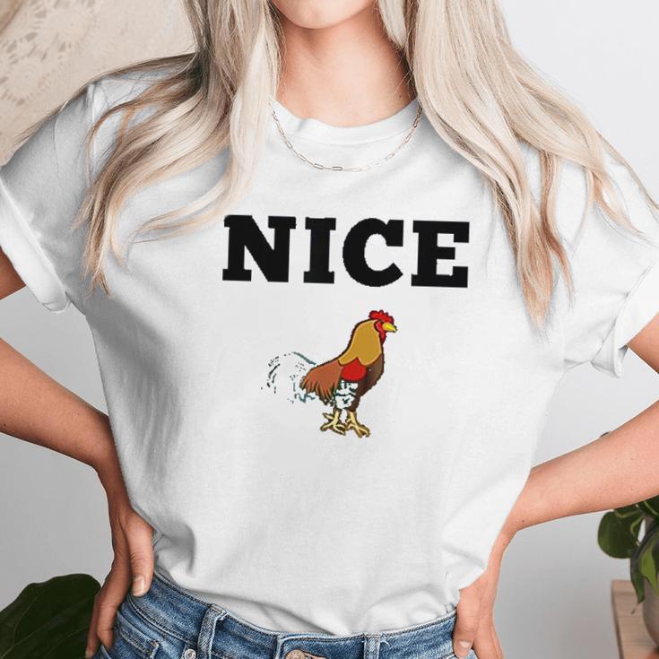 Nice Cock Funny Rude Joke Valentines Day Gift For Him Kinky Unisex T-Shirt Gifts for Her