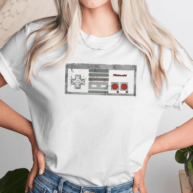 Nintendo Nes Controller Retro Vintage Unisex T-Shirt Gifts for Her