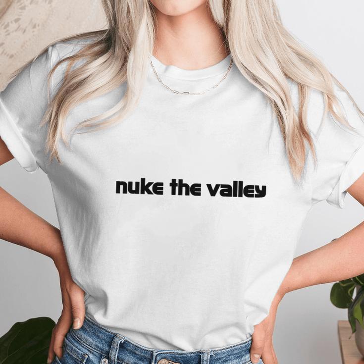 Nuke The Valley Sports Bra By American Apparel Unisex T-Shirt Gifts for Her