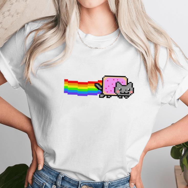 Nyan Cat - Pop Tart Cat Unisex T-Shirt Gifts for Her