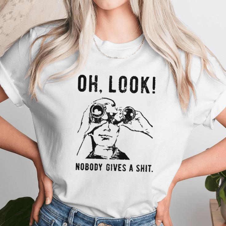 Oh Look Nobody Gives A Shit Special 2022 Gift Unisex T-Shirt Gifts for Her