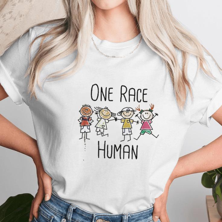 One Race Human Unisex T-Shirt Gifts for Her