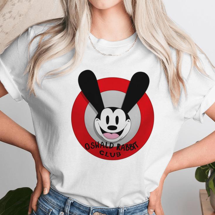 Oswald Rabbit Club Unisex T-Shirt Gifts for Her