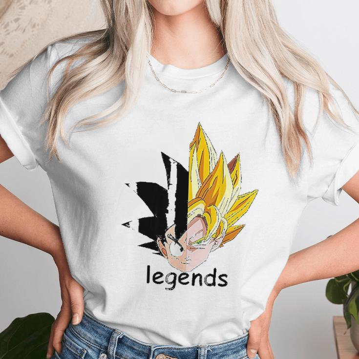 Past And Now Goku Unisex T-Shirt Gifts for Her