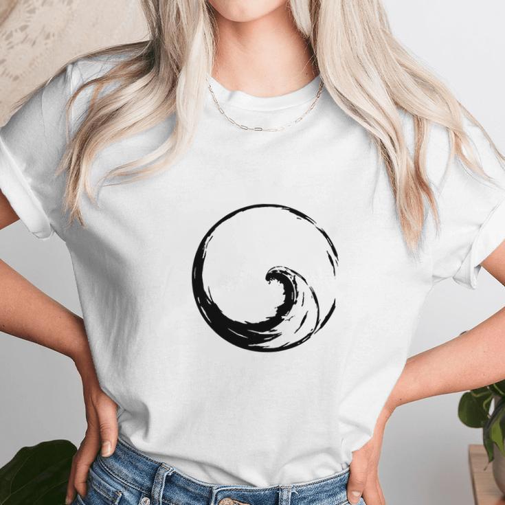 Peace Wave In Enso Circle Unisex T-Shirt Gifts for Her