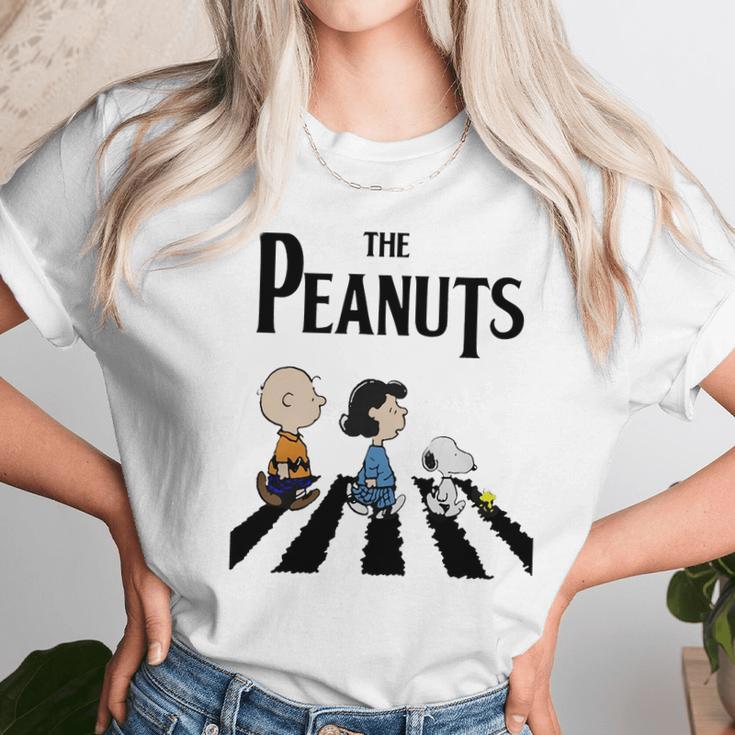 Peanuts Beatles Tshirt Unisex T-Shirt Gifts for Her