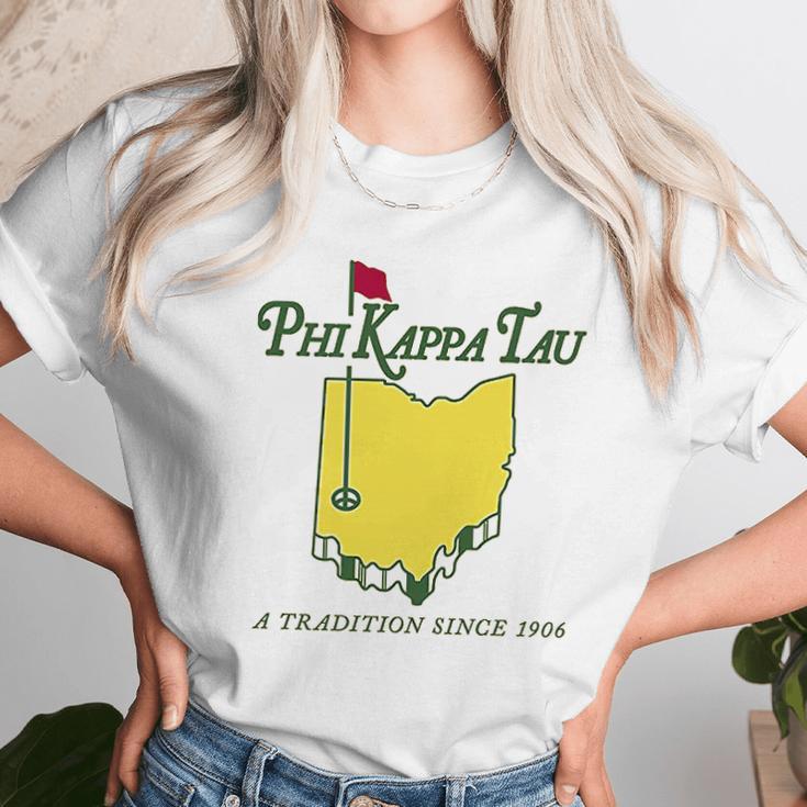 Phi Kappa Tau Fraternity Golf Comfort Colors Unisex T-Shirt Gifts for Her