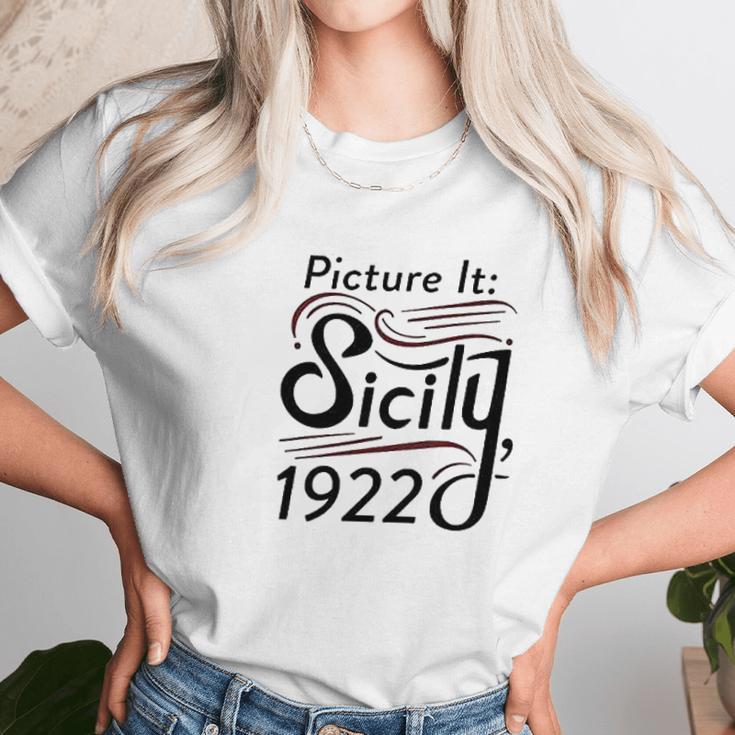 Picture It Sicily 1922 Television Funny Retro 80S Unisex T-Shirt Gifts for Her