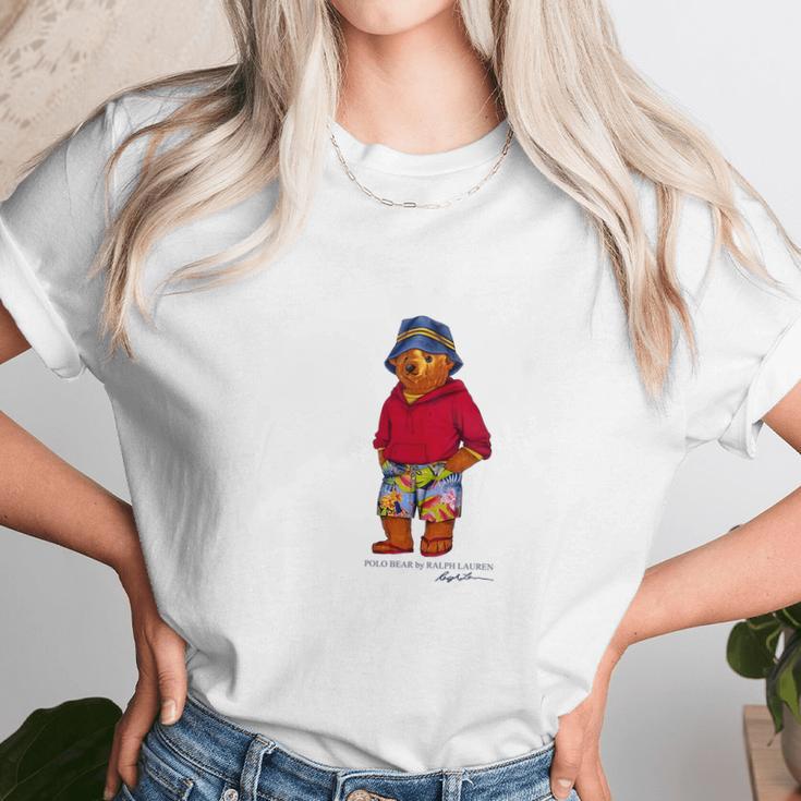 Polo Bear Basic Unisex T-Shirt Gifts for Her