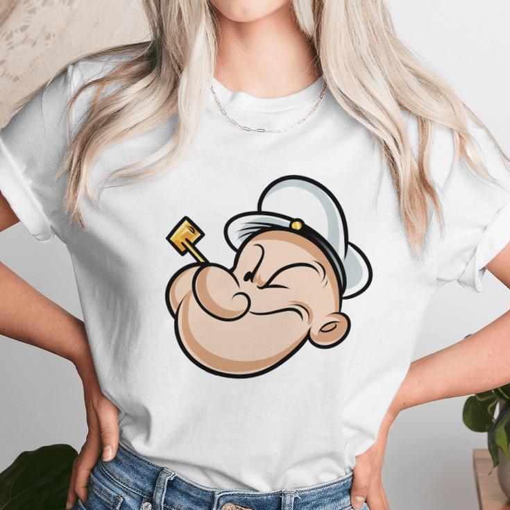 Popeye Head Unisex T-Shirt Gifts for Her