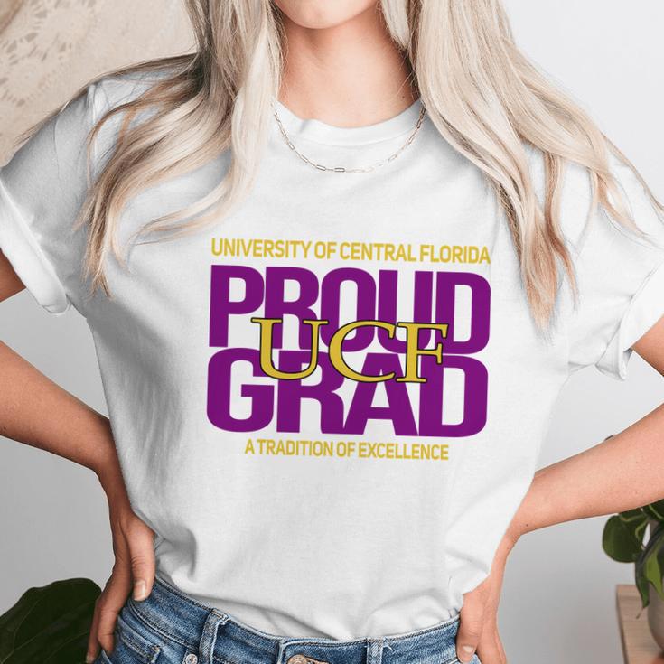 Proud Grad University Of Central Florida Graduation Excellence Unisex T-Shirt Gifts for Her