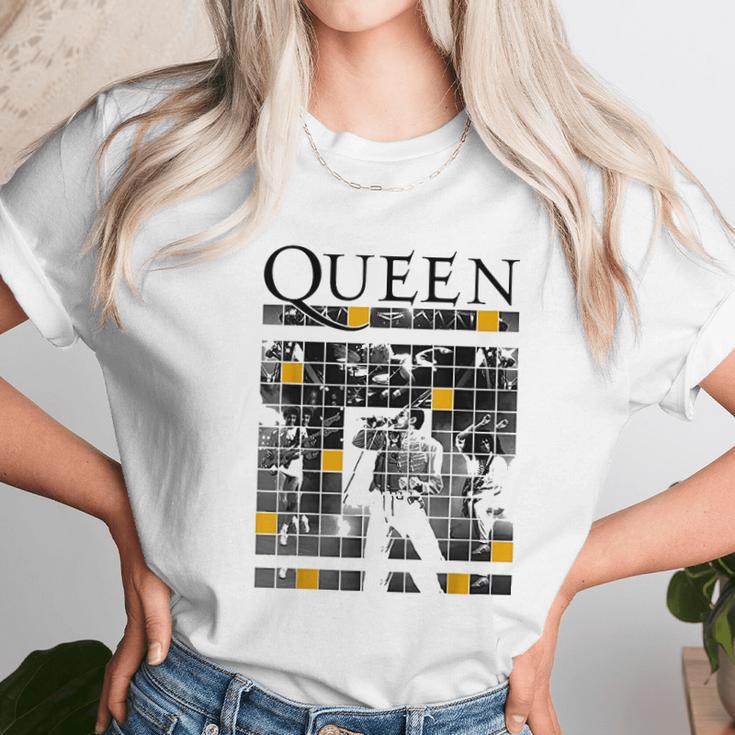 Queen Official Live Concert Blocks Unisex T-Shirt Gifts for Her