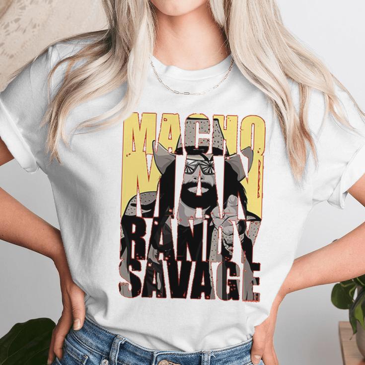 Randy Macho Man Savage Fun Unisex T-Shirt Gifts for Her