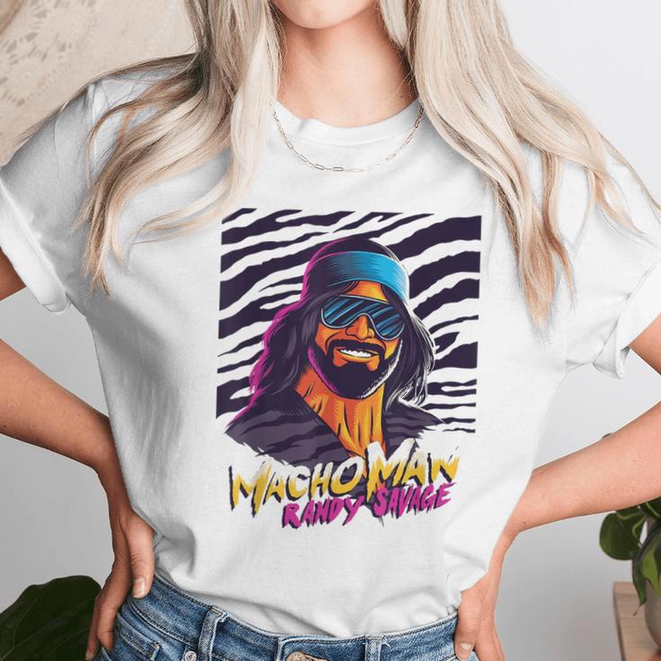 Randy Macho Man Savage Zebra Pattern Unisex T-Shirt Gifts for Her