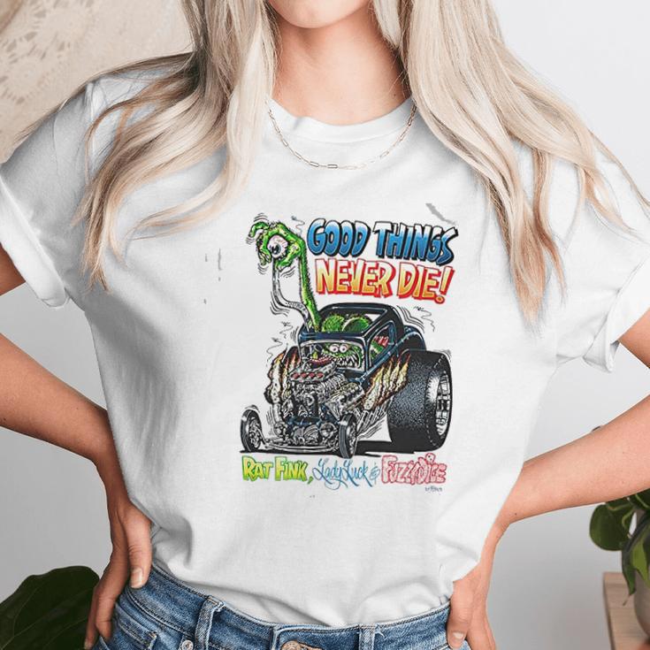 Rat Fink Good Things Unisex T-Shirt Gifts for Her