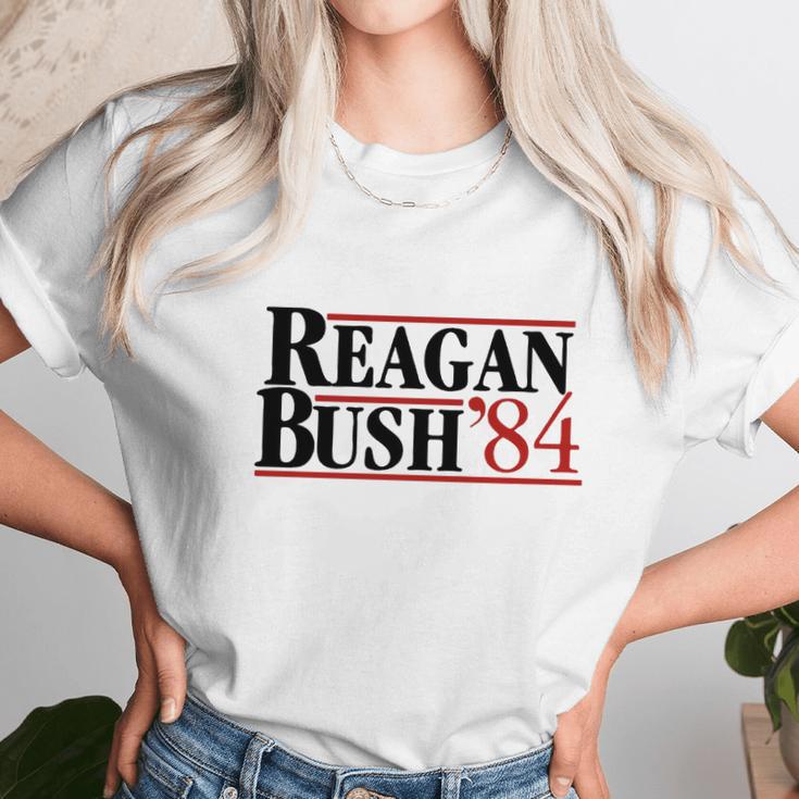 Reagan Bush 84 Long Sleeve Shirts Unisex T-Shirt Gifts for Her